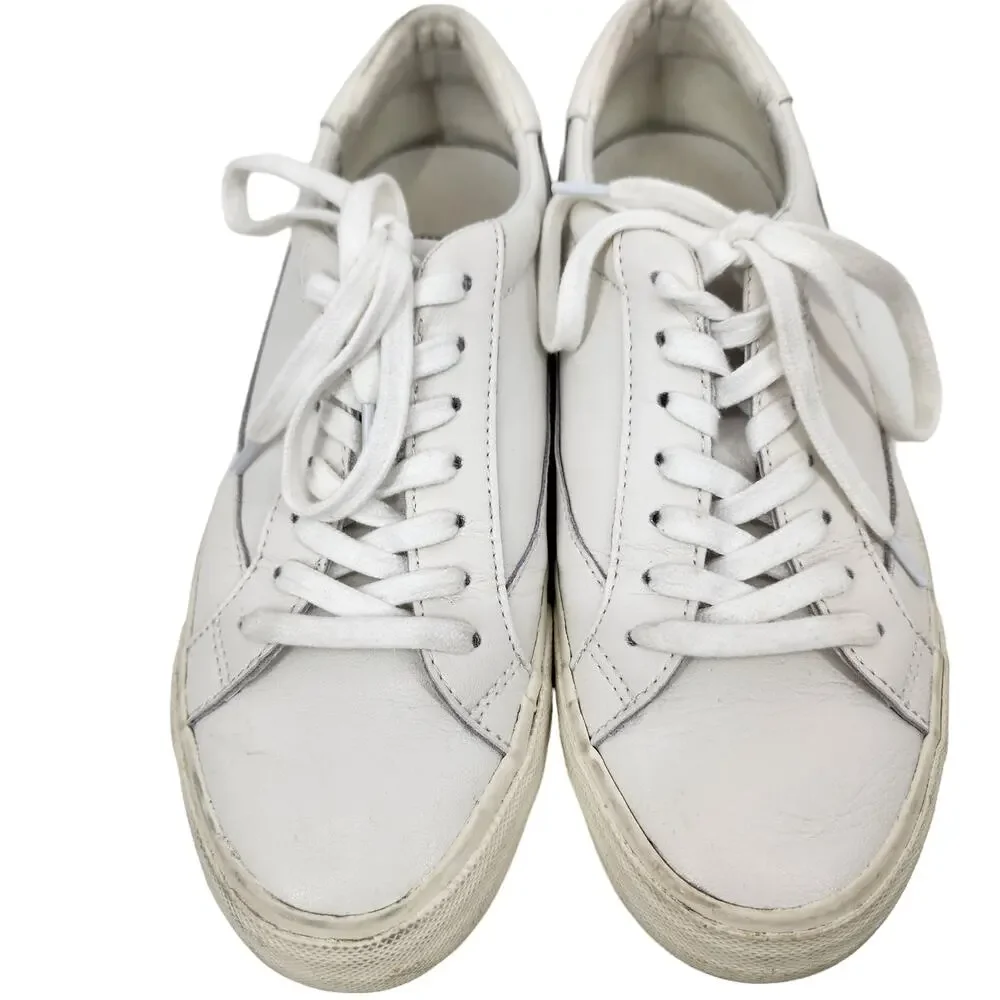 Madewell White Sidewalk Eco Friendly Supportive Low-Top Sneakers Size 7.5